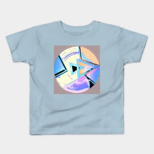 ABSTACT ART DECO MOD GEOMETRIC DESIGN MODERN ART Kids T-Shirt